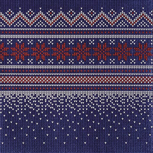 20 Servietten Warmes Wintermuster dunkelblau | Winter | Weihnachten | Tischdeko | Decoupage | Serviettentechnik 33x33cm
