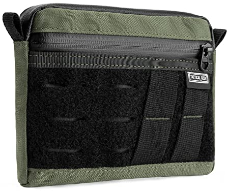 TACTICAL_GEEK Block H Molle Tasche Zusatztasche EDC Pouch Multipurpose Pouch Utility EDC Tasche Rucksack-Organizer Tac Pouch Werkzeug Tasche mit Molle System und Patch-Fläche ohne Schultergurt, Grün