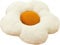 LANFIRE Blumenkissen Blumenkissen normales Kissen Auto Kissen Stuhlkissen Sofakissen Zierkissen (40 * 40 cm, White Brown)