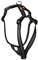 Feltmann Hundegeschirr - Soft-Grip, schwarz/Silber, Bauchumfang 60-80 cm, 25 mm Bandbreite