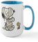 CafePress Mummy Snoopy & Woodstock Mugs 15 oz (444 ml) Ceramic Coffee Mug