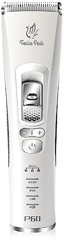 FENICE PEAK Dog Grooming Clippers for Thick Heavy Coats 3 Speeds Low Noise Pet Grooming Kit Cat Eletric Clipper with 10FC Ceramic & Stainless Steel Blade
