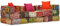 Homgoday Modularer 3-Sitzer-Sofa aus Patchwork-Stoff, Schlafsofa, Wohnzimmer, Sofa, modernes Sofa