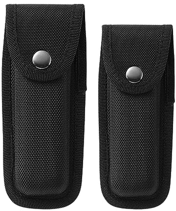JSKWIKE 2 PCS Custodia in Nylon per Coltello Custodia per Coltelli Pieghevole Porta Coltello da Cintura Borsa per Coltelli Pieghevole Cintura Sacchetto per Coltello per Coltelli Tascabili