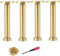 4 Pack Solid Brass Furniture Legs, Metal Furniture Leg, Adjustable Sofa Support Legs, For Cabinet Coffee Table TV Stand Bathroom Cabinet Couch Chair,Gold,300mm/11.81in,bonny369