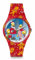 Swatch Armbanduhr für The Simpsons New Gent SUOZ361 Wondrous Winter Wonderland Armband