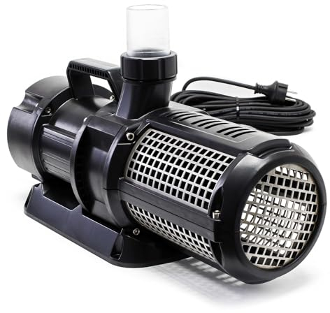 SunSun SuperEco CET-26000 Pompe de bassin et Filtration 330W avec Débit de 26000l/h Câble 10m Bassin