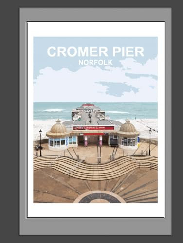 Cromer Pier Norfolk Notebook: Blank lined Notebook, Journal Gift Book, Planner, Notepad