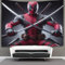 EVMILA 3D Totes Schwimmbad Deadpool Wandteppich Heimdekoration Bettwäsche Poster Wandkunst Tapisserie Wandbehang Polyester Für Kinderzimmer Wohnzimmer Schlafsaal Vorhang 130cmx150cm