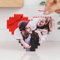 Wanapix | Puzzle Block Herz Selbst Gestalten | Personalisiertes mit Foto und Text | Kompatibel mit den Wichtigsten Marken Personalisiert | 47 Teile | 100% Personalisiert Rot