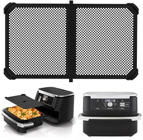 Grille Anti-Projection en Silicone Premium pour Ninja AF500EU 10,4 L - Réutilisable & Pliable, Protection Totale Contre Éclaboussures/Chaleur (Compatibilité Spirale Chauffante) 