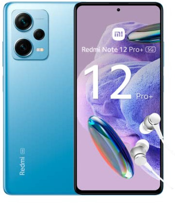 Xiaomi Redmi Note 12 Pro+ 5G Smartphone, 8/256GB, pantalla de punto AMOLED FHD+ Flow de 6.67, 5.000 mAh, cámara de 200 MP, hipercarga de 120 W, SIM dual, blanco polar (Reacondicionado)