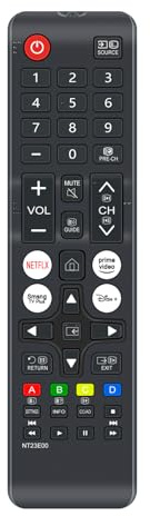 AIDITIYMI NT23E00 Replacement Remote Control Compatible with Tutu 32 Inch 42Inch 43Inch 1080P FHD Smart TV