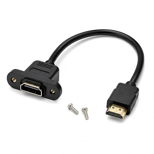 MejaRizon Cavo di prolunga HDMI con pannello Mount 4K HDMI 50 cm