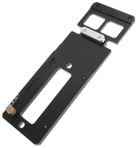 NOLITOY Circular Saw Guide Rail with Right Angle for Precise Cutting Compatible with Festool and Track Saws CNC Milled Aluminum Alloy Square Angle Stop Accessory