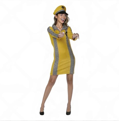 Body Pleasure Sexy Taxi Driver Roleplay Dress for Women – Seductive Chauffeur Uniform with Cap - S