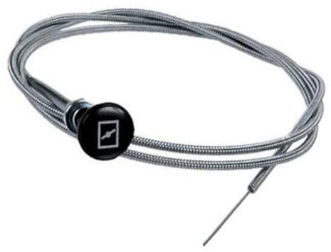 Tidevib 237 Rotary Push Pull Choke Kabel für Rasenmäher mit 160 cm Innen und 152,4 cm Rohrlänge 15,9 cm