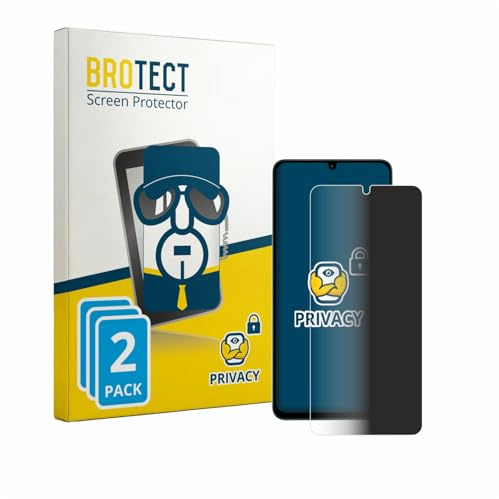 BROTECT 2 Stück Anti-Spy Blickschutzfolie für ZTE Blade A36 Privacy Screen Protector [Displayschutz-Folie, Sichtschutz, Blaulichtfilter]