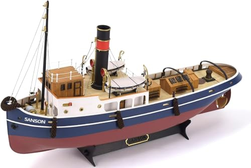 Artesanía Latina - Maqueta de Barco en Madera – Remolcaldor de Altura, Sanson - Modelo 20415, Escala 1:50 - Maquetas para Montar - Nivel Medio