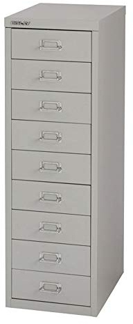 Bisley 9 Multidrawer Cabinet A4 290x420x860mm Grey H399NL-073