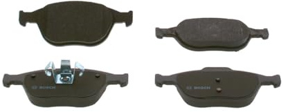 Bosch BP414 - Brake Pads Car Front Axle - 1 Set of 4 Pads | Bosch Quality - Reduced Noise and Dust - ECE-R90 Certified - Copper-Free