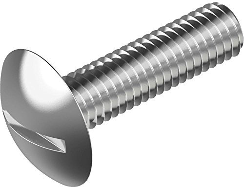 Lot de 200 Tasse avec fente Vis – Inox A2 M 6 X 70