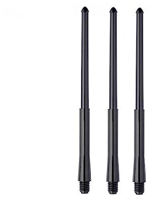 WINMAU Stealth Schwarz Mittel Dart Stiele - 1 Satz pro Packung (insgesamt 3 Wellen)