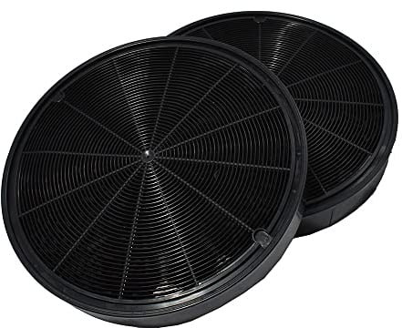 AllSpares (2 St.) Aktivkohlefilter Dunstabzugshauben geeignet für Franke 1120016755 | AEG-Electrolux MCFEF02, EFF62, E3CFF62 | Faber 112.0016.755 | Siemens LZ55651 | Bosch DHZ5316, 00748733 | Ø200mm