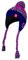 Trollkids Girls Borgund Bobble Cap 54, Navy/pink