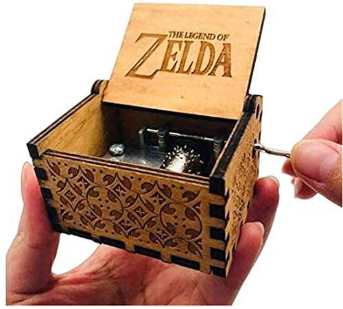 Cuzit The Legend of Zelda Spieluhr, mit Handkurbel, aus Holz