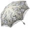 LCY Sonnenschirm Regenschirm,Regenschirm Uv-Schutz,Damen Spitze Sonnenschirm Brautschirm Taschenschirm-Grau