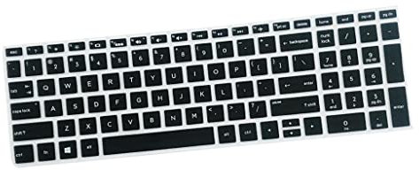 Cubierta De La Piel del Teclado De Escritorio De Silicona para HP 15.6 Pulgadas BF Portátil - Negro