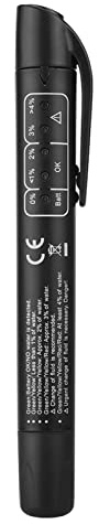 Brake Fluid Tester Digital Liquido Freni Penna Controllo Qualità Olio W 5 LED Indicatore per DOT3 / DOT4 / DOT5