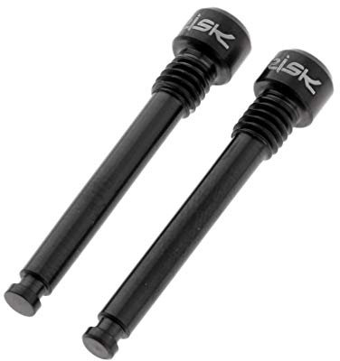 Toygogo 2X Gewindestifte Für Bremsbeläge MTB Ti Hydraulische Schrauben Für Scheibenbremsen - Schwarz