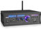 Pyle - 2 x 120W Power Amplifier, Bluetooth Receiver System for Home, with Blue LED Display, USB/SD, AUX, RCA, Headphone Jack, Remote Control