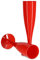 Product Pro 10 x Red Plastic Prosecco Flutes, Biodegradable 175ml Capacity