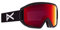 Anon Herren Relapse Snowboard Brille, Black/Perceive Sunny Red