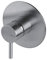 Miscelatore incasso doccia in acciaio inox satinato Vema Tiber Steel V17130