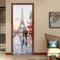 XDJQZX 3D Innentür Türposter Türtapete Türaufkleber Stadtansicht Des Turms Von Paris 95X215Cm Selbstklebend Türfolie Poster Tapete Wandtattoo Tür Wandbild Aufkleber Schlafzimmer Bad Büro Hause