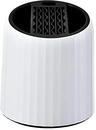 Knife Holder,Rotating Cutlery Holders and Kitchen Utensils Storage Organizer Tools,Color White