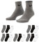 Nike 18 Paar Herren Damen Kurze Socke Knöchelhoch Weiß Schwarz Sparset SX7667 Sportsocken Größe 34 36 38 40 42 44 46 48 50, Größe:42-46, Sockenfarbe:6 Paar weiß / 6 Paar grau / 6 Paar schwarz