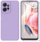 ARRYNN Coque pour Xiaomi Redmi Note 12 4G + Film Protection écran en Verre trempé,Housse Ultra Premium TPU Silicone Liquide Flexible pour Xiaomi Redmi Note 12 4G - Violet