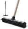 Eyliden Rubber Broom for Pet Hair Removal, 2-in-1 Carpet Rake Brush with Squeegee and 54’’ Telescopic Long Handle, Fur Pet Hair Removal Push Broom for Carpet Rug Floor Hardwood Tile