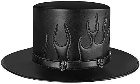 HINGTAT Halloween Steampunk Pest-Doktor Neutral Magic Hat Gentleman Zylinderhut Männer Weiblich Cosplay Prom Requisiten magische Hut Gentleman Party Top Hut
