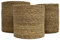 SMPLY. Macetero Semirígido Redondo Cesta Mimbre Ideal para Macetas o Tiestos Válida para Interiores o Terrazas Cubremacetas De Yute Natural (Natural, Pack Maxi)