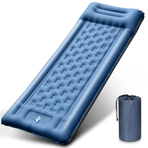 Outerman Isomatte Camping 12cm Verdicktes Luftmatratze Camping Aufblasbare Matratze mit Integrierte Luftpumpe, Ultraleicht & Wasserdicht