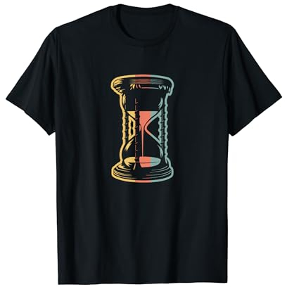 Retro Sanduhr Nostalgie Fan Vintage T-Shirt