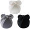 3 Stücke Neugeborene Baby Mütze Baby Bowknot Turban Hüte Baumwolle Dehnbare Hüte Atmungsaktive Warme Mütze Knoten Kindergarten Krankenhaus Kappe für Mädchen Jungen Säuglinge Kleinkinder (Baumwolle, B)