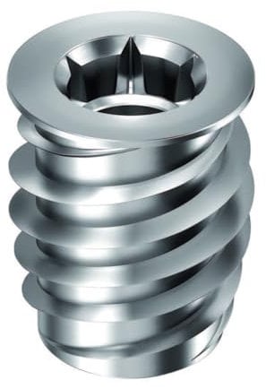 RAMPA MUFFEN/Gewindemuffe/Gewindeeinsatz/Einschraubmutter TYP SKD330, Stahl verzinkt, M8 Innengewinde (d). 14mm Durchmesser (D) X 18 mm Länge (L), 10 Stück