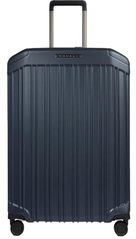 Piquadro – Leichter Reisetrolley – Strapazierfähiges Material – Matte Blaue Farbe – Für Damen und Herren